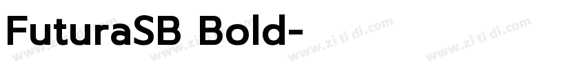 FuturaSB Bold字体转换